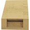 Ekena Millwork 5-inch W x 6-inch D x 6-inch H Aspen Rough Cedar Woodgrain TimberThane Knee Brace, Primed BRCUR05X06X06ASPRCPR - alternate 4